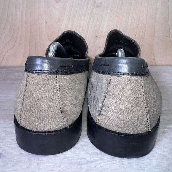 John Varvatos USA Star‎ Slip-on Loafers Brown / Grey Suede 7475 Men\'s 10M main image 4